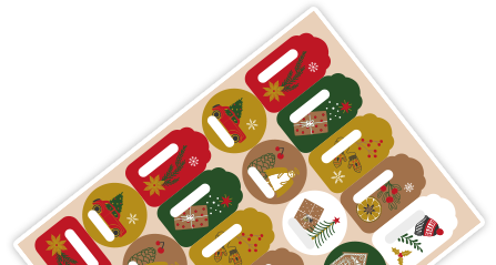 Jmenovky na vánoční dárek - dárek zdarma ke každé objednávce